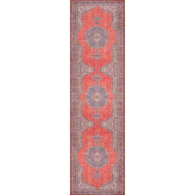 Turkish Momeni Afshar Runner Rug - 2′3″ × 7′6″ For Sale