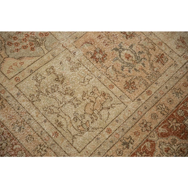 Vintage Distressed Tabriz Carpet - 8'3" x 10'7" For Sale - Image 10 of 11