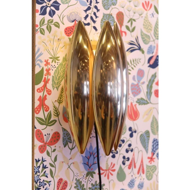 Kastor Wall Lamp in Brass by Jo Hammerborg for Fog & Mørup, 1960s For Sale - Image 3 of 12