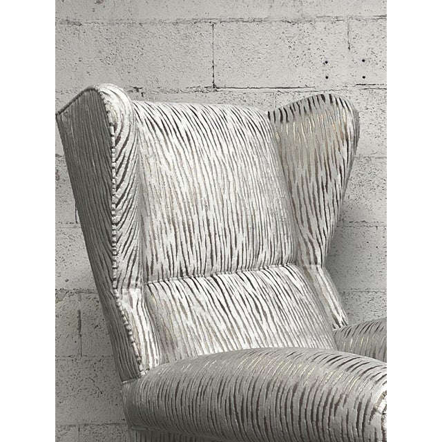 Vintage White Armchair, 1940s For Sale - Image 10 of 18