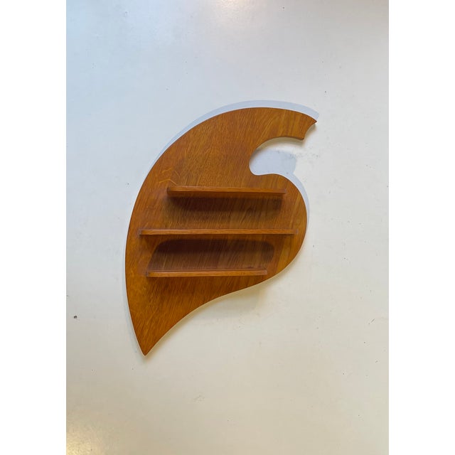 Vintage Scandinavian Spice Rack in Oak For Sale - Image 4 of 11