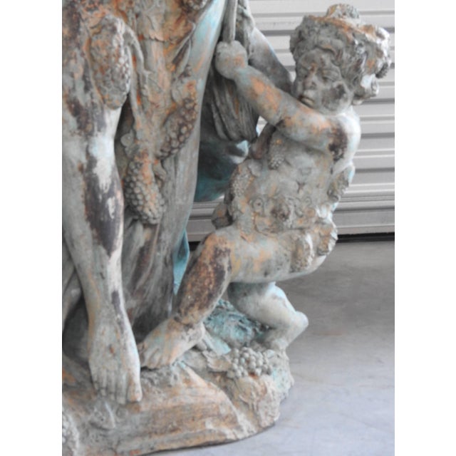 Art Deco Italian Bronze Harvest of Grapes Celebration For Sale - Image 9 of 11