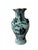 Hand-Painted Antique Chinese Blue Celadon Ceramic Vase With Figures, Turtles For Sale - Image 10 of 11