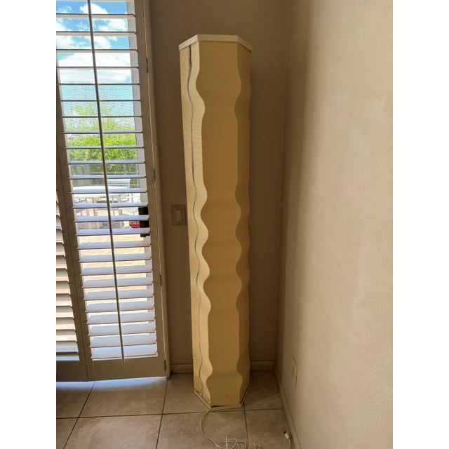 Vintage Roland Simmons “Lumalight” Floor Lamp Noguchi Style (Signed 11/1993) For Sale - Image 4 of 13