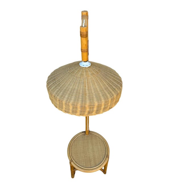 Living Room Lamp with Integrated Side Table, 1960s For Sale - Image 9 of 16