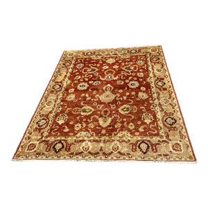 6ft 5in × 8ft 2in Persian Style Oushak Wool Area Rug