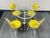 White Mid-Century Wrought Iron Bistro Table & Chairs by Syd Leach For Sale - Image 8 of 8