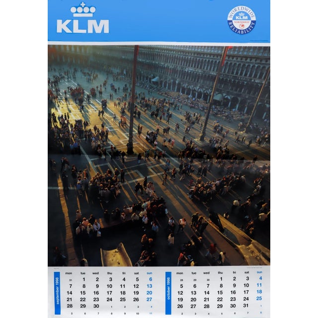 1998 Dutch Travel Calendar, Klm Worldwide (Complete) For Sale - Image 4 of 9