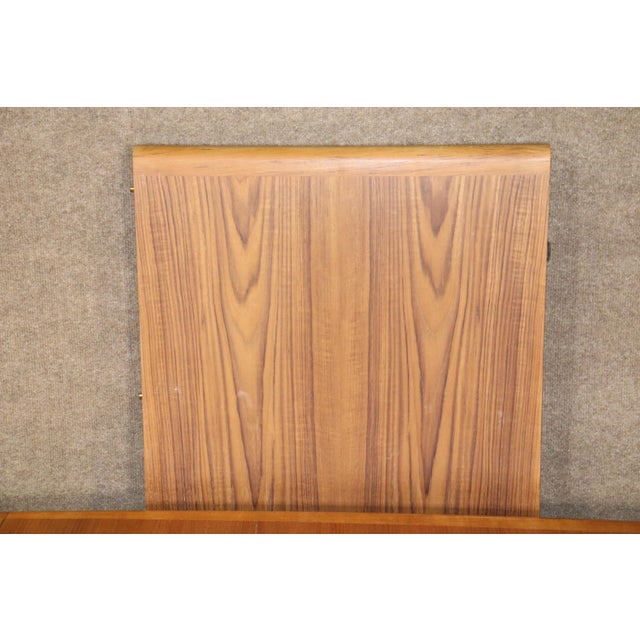 Mid-Century Modern Mid 20th Century Teak Danish Dining Table With Leaves For Sale - Image 3 of 7