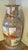 Chinese Large Chinese Famille Rose (Canton-Style) Porcelain Floor Vase Featuring Court Scenes, Floral Panels, and Applied Gilt Dragon/Lion Handles. For Sale - Image 3 of 7
