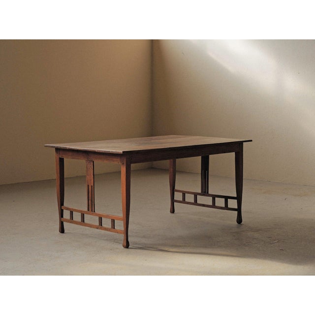 Arts and Crafts Oak Table, 1900 For Sale - Image 17 of 17