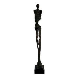Mid-Century Modern Brutalist Style Bronze Artemis Sculpture