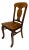 Early 20th Century Empire Style Wooden Chair With Rosewood Veneer Details For Sale