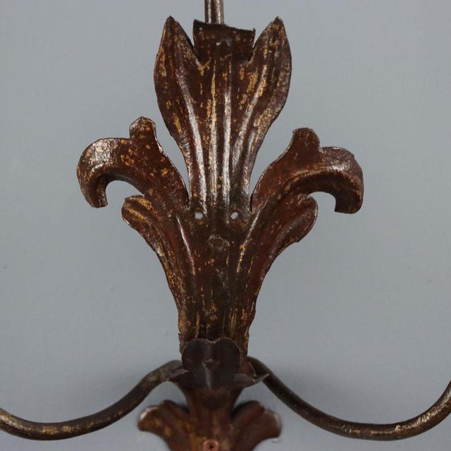 Gray Iron and Sheet Metal Appliques, Set of 4 For Sale - Image 8 of 10
