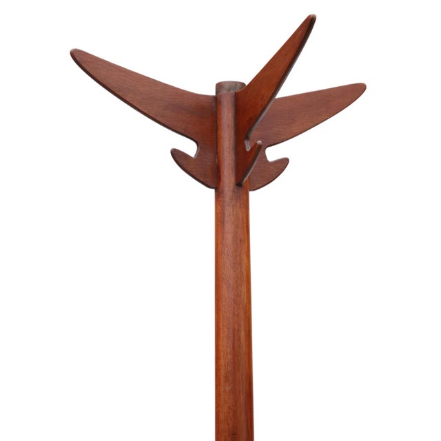 Vintage Standing Coat Rack, 1956 For Sale - Image 4 of 6