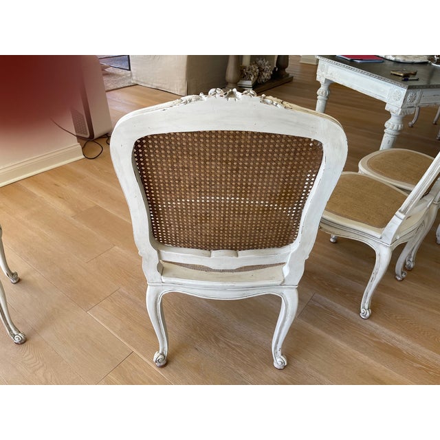 French Country Early 19th Century French Country Cane Dining Chairs For Sale - Image 3 of 9