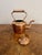 Antique George III small copper kettle, having a quality antique George III copper kettle with a removable lid with the...