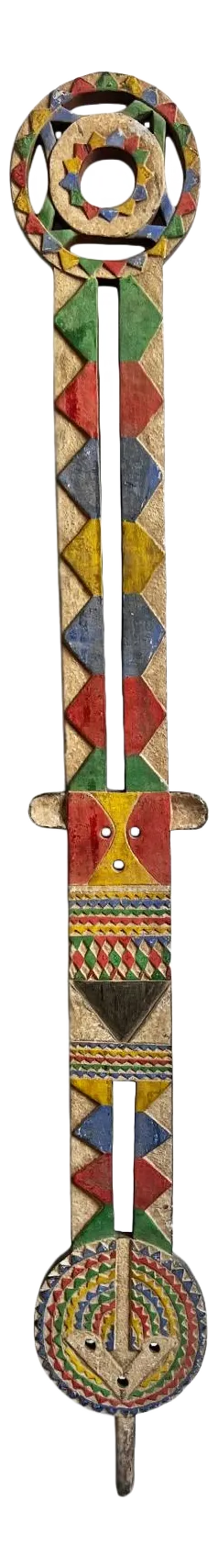 Colorful African Vintage Bobo Burkina Faso Tribal Mask