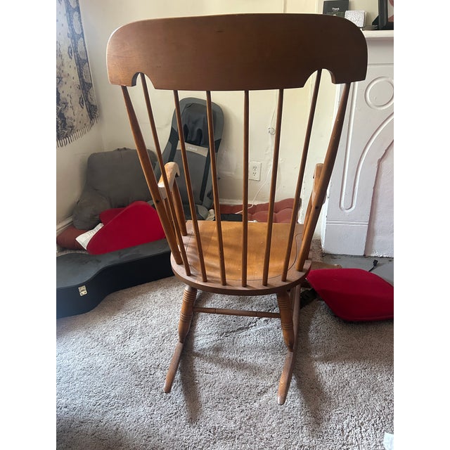 American Mid 19th Century Nichols & Stone Rocking Chair For Sale - Image 3 of 5