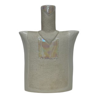 Vintage Suzanne Öhlén for Rörstrand. Ceramic Vase With Glaze in Light Tones. For Sale