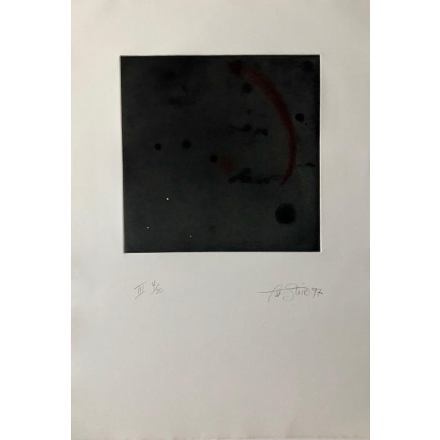 Abstract Expressionism Pat Steir, Comet, Outer Space Dark Series Aquatint Etching Color Abstract Expressionist For Sale - Image 3 of 6