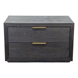 Restoration Hardware Machinto Closed Nightstand For Sale