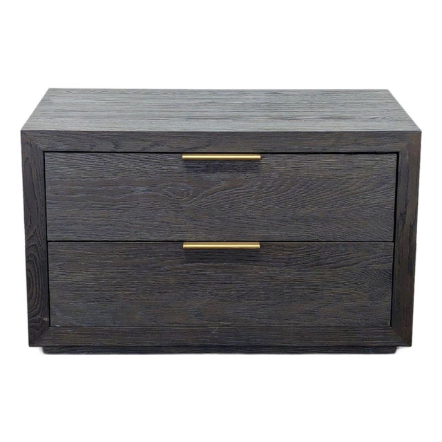 Restoration Hardware Machinto Closed Nightstand For Sale