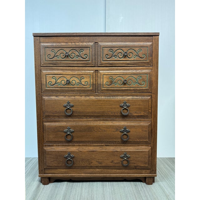 Design Plus Gallery presents the Dresser Vaquero by Morris. This five drawer dresser is a hand crafted piece made from...