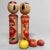 Large Naruko School Kokeshi from Okazaki, 1960s, Set of 2 For Sale - Image 4 of 12