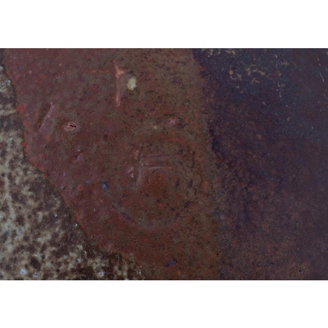 Toshiko Takaezu Glazed Stoneware Charger For Sale - Image 11 of 11