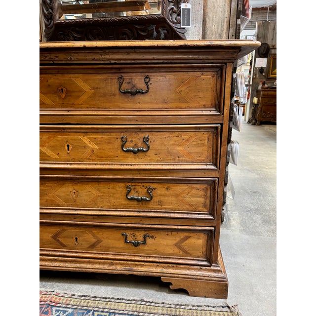 17th Century Italian Walnut Commode For Sale - Image 12 of 16