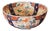 Hand-Painted Imari Porcelain Bowl with an Scalloped Rim, 1890s For Sale