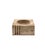 Travertine cubic vide poche / ashtray Manufactured by CN Cerri Nestore, Italy, 1970s. H 7,5 cm - 16 × 16 cm Conditions:...