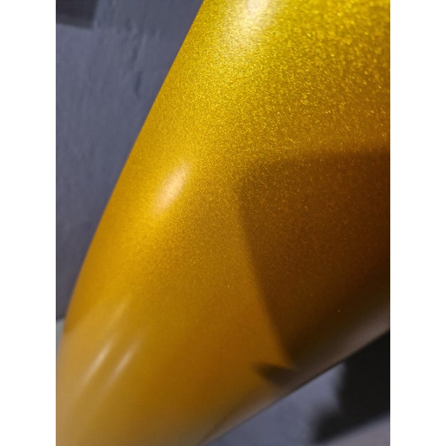 Model Unghia Nail Lipstick Floor Mirror in Gold For Sale - Image 6 of 13