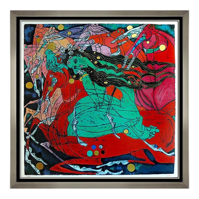 1980s Emerald Lady, Jiang Tiefeng For Sale