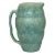 English Traditional Splatterware Blue Pitcher by Arthur Wood For Sale