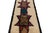Hand-knotted in wool and originating from Morocco circa 1950-1960, this 3x6 vintage Moroccan rug is an extremely rare...