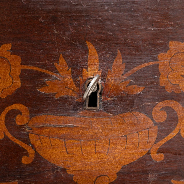Wood 19th Century Fine Inlaid Secretary Desk For Sale - Image 7 of 16