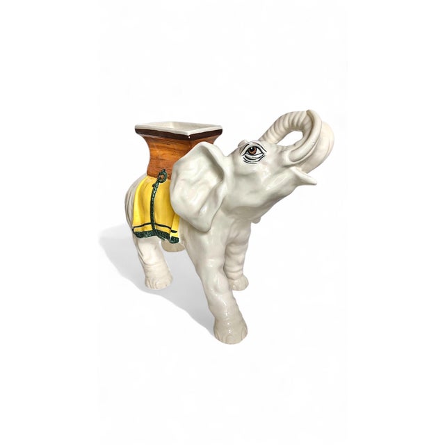 Hollywood Regency 1960s Hollywood Regency Elephant Planter For Sale - Image 3 of 11