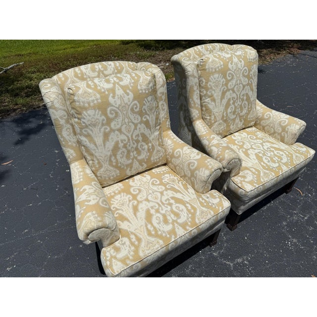 Traditional The Hickory Chair Marlborough Leg Lounge Chairs For Sale - Image 3 of 11