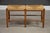 1970s Danish Oak Seagrass Bench For Sale - Image 4 of 9