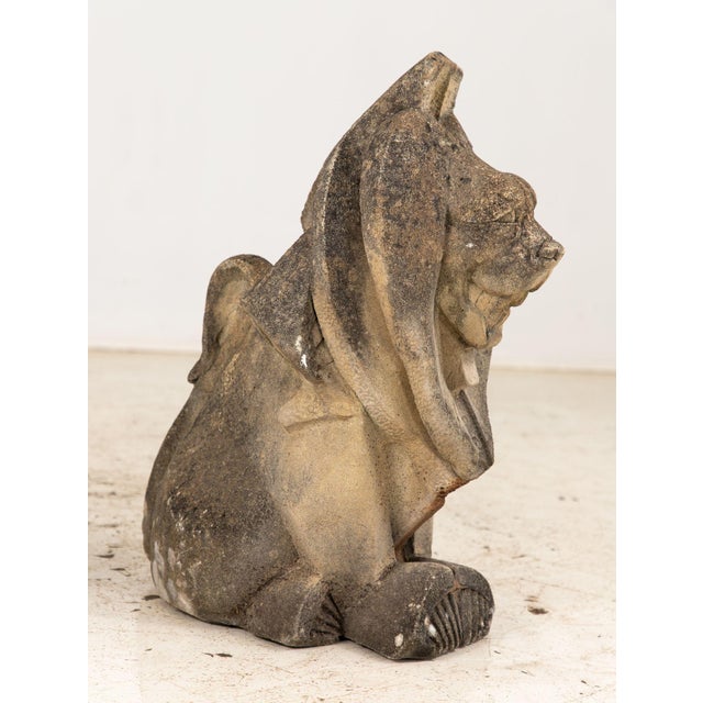 Pair Art Deco Concrete Lions Garden Ornaments, England 1930s For Sale - Image 12 of 12