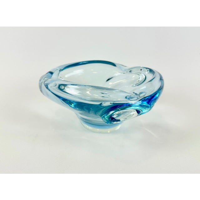 1960s Art Glass Ashtray attributed to Josef Hospodka for Chribska Sklarna, 1960s For Sale - Image 5 of 9
