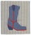 Dottie the Cowboy Boot by Willa Heart in Brimfield Black Frame, Mini Art Print For Sale