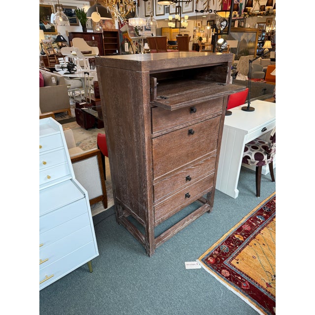 Wood Crate & Barrel Carter Secretary Desk For Sale - Image 7 of 12