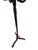 Antique Fireplace Tools Set Arts Crafts Artist Made Hand Forged Wrought Iron For Sale - Image 10 of 16