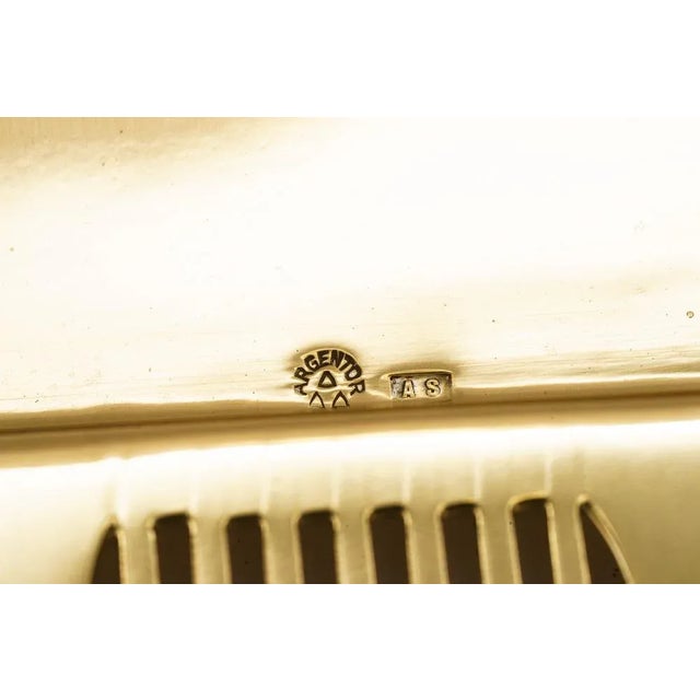 Art Deco Serving Plate Argentor, Vienna, 1920s For Sale - Image 4 of 8