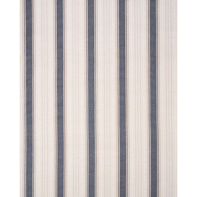 A rustic medium-scale fabric, Idris Stripe owes its unique color variations to planted warp threads. Made of cotton and...