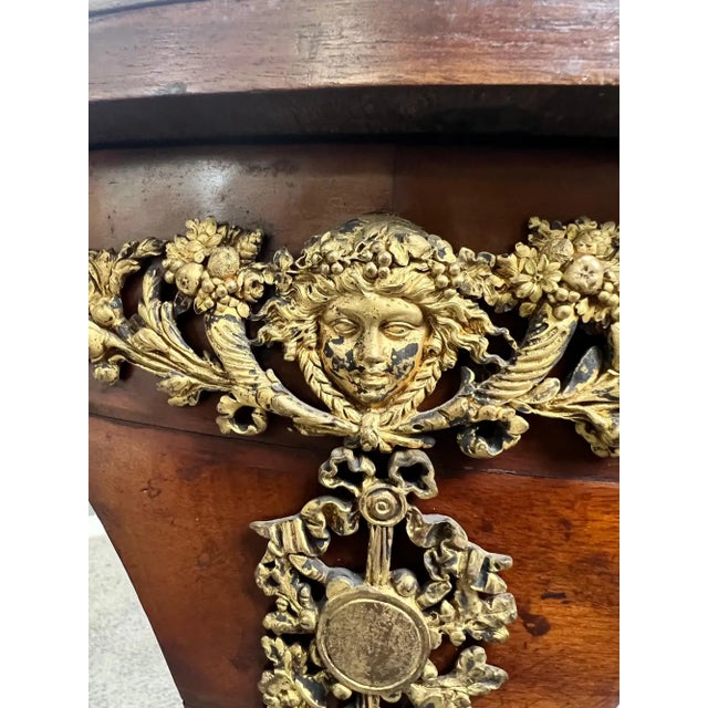 19th C French Louis XVI Mahogany & Bronze W Sèvres Style Portraits Salon Table For Sale - Image 11 of 18