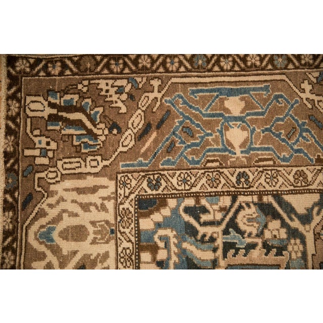 Vintage Distressed Bakhtiari Carpet - 10'2" x 12'1" For Sale In New York - Image 6 of 11